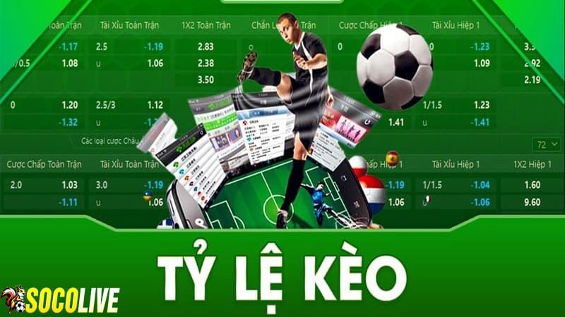 Tỷ lệ kèo bóng đá là gì?